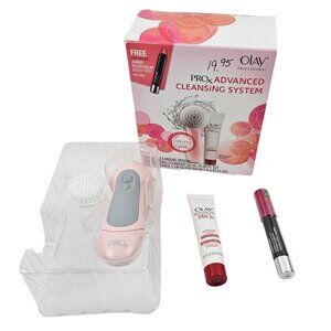 Olay Pro X Advanced Cleansing System Exfoliator Gloss Balm Pink Limited Edition